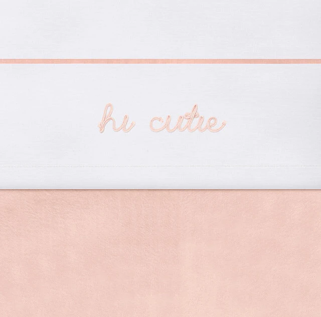 Jollein Laken Hi Cutie 120 X 150 Cm Pale Pink 3 Jollein Laken Hi Cutie 120 X 150 Cm Pale Pink