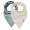 Jollein Slab Bandana Velvet Rib – Sea Green/Ivory – 2 Stuks -Jollein 029 541 67112 8717329384736 hero.jpg