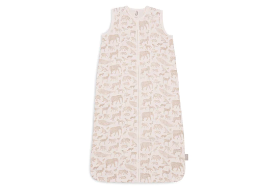 Jollein Slaapzak Hydrofiel 110cm Animals Nougat 3 Jollein Slaapzak Hydrofiel 110cm Animals Nougat