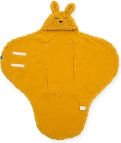 Jollein Wikkeldeken Bunny 100x105cm - Mustard