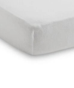 Jollein Baby Hoeslaken Ledikant Jersey 60x120cm - Wit -Jollein 1015x1200