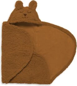 Jollein Wikkeldeken Bunny 100x105cm - Caramel -Jollein 1065x1200