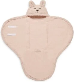 Jollein Wikkeldeken Bunny 100x105cm - Pale Pink -Jollein 1080x1200