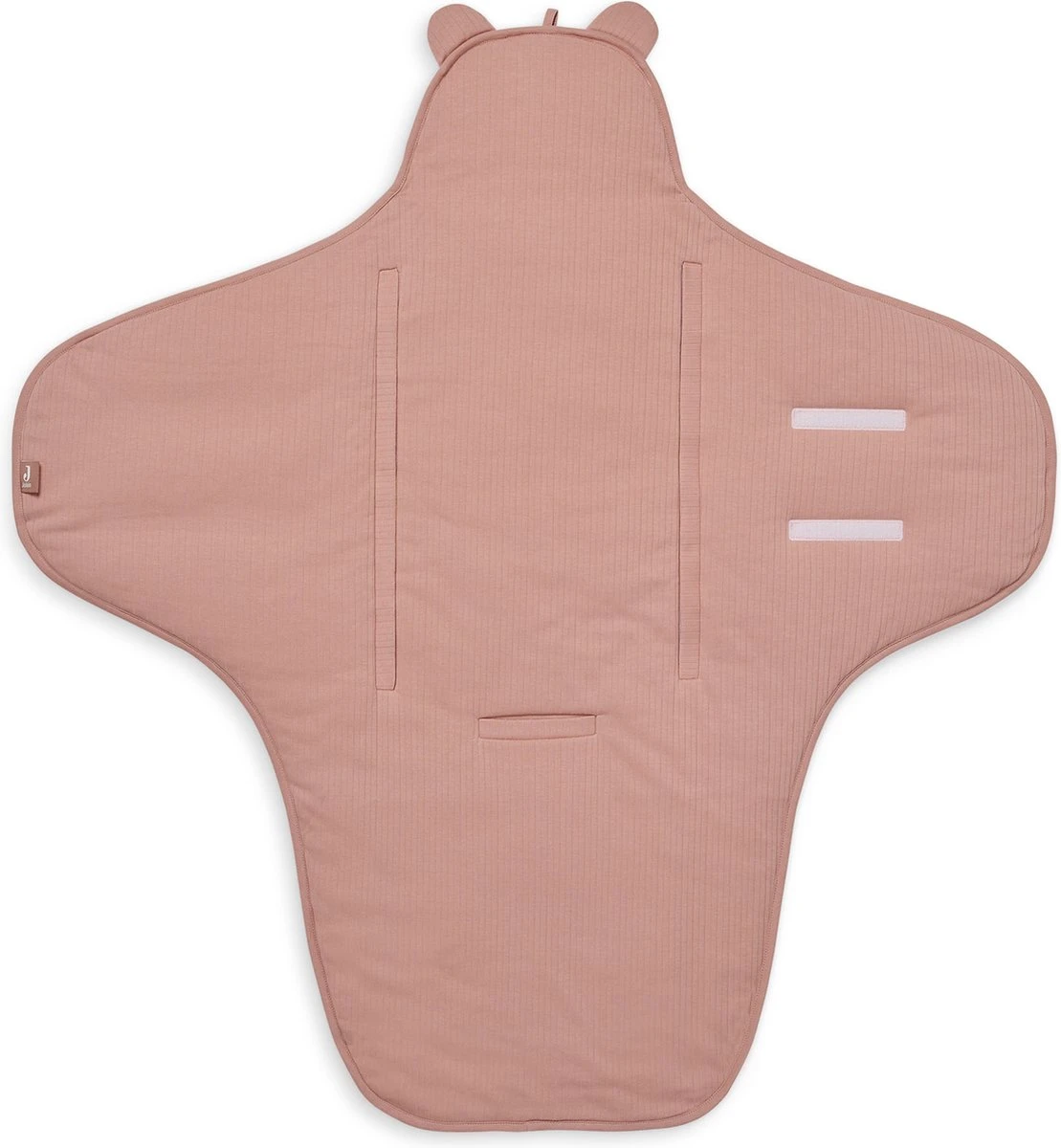 Jollein Wikkeldeken Basic Stripe - Rosewood 6 Jollein Wikkeldeken Basic Stripe - Rosewood - Afbeelding 4