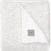 Jollein Baby Deken Wieg 75x100cm River Knit - Cream White/Coral Fleece -Jollein 1125x1200