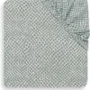 Jollein Baby Hoeslaken Ledikant Jersey 60x120cm Snake - Ash Green -Jollein 1154x1200