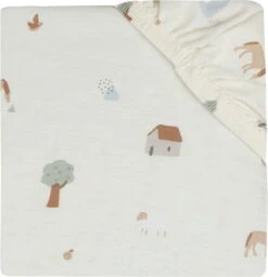 Jollein Baby Hoeslaken Jersey 60x120cm - Farm -Jollein 1159x1200