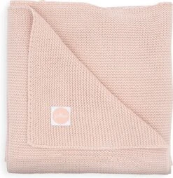 Jollein Baby Deken Ledikant Basic Knit 100x150cm - Pale Pink -Jollein 1165x1200 2