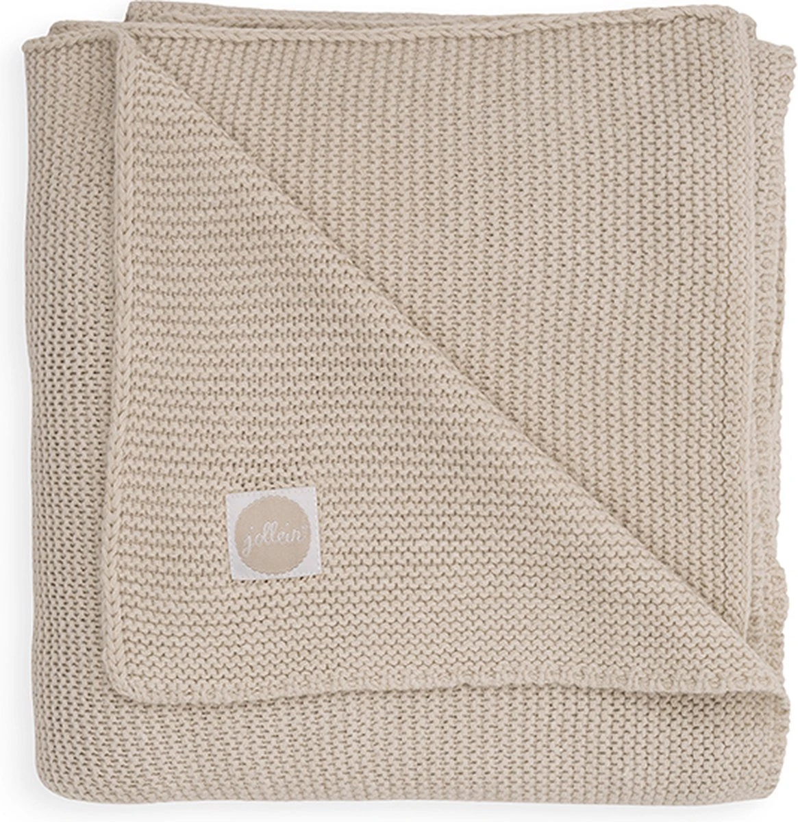 Jollein Baby Deken Ledikant 100x150cm Basic Knit - Nougat 3 Jollein Baby Deken Ledikant 100x150cm Basic Knit - Nougat