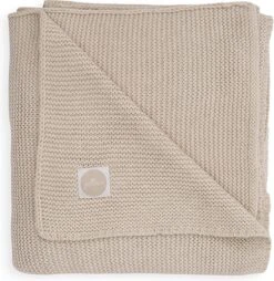 Jollein Baby Deken Wieg 75x100cm Basic Knit - Nougat