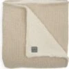 Jollein Baby Deken Wieg 75x100cm Teddy Bliss Knit - Nougat