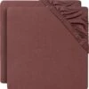 Jollein Baby Hoeslaken Ledikant Jersey 60x120cm - Chestnut - 2 Stuks -Jollein 1179x1200 3