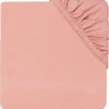 Jollein Baby Hoeslaken Boxmatras Jersey 75x95cm - Rosewood