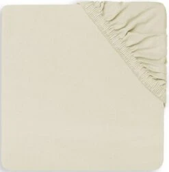 Jollein Baby Hoeslaken Boxmatras Jersey 75x95cm - Ivory -Jollein 1181x1200
