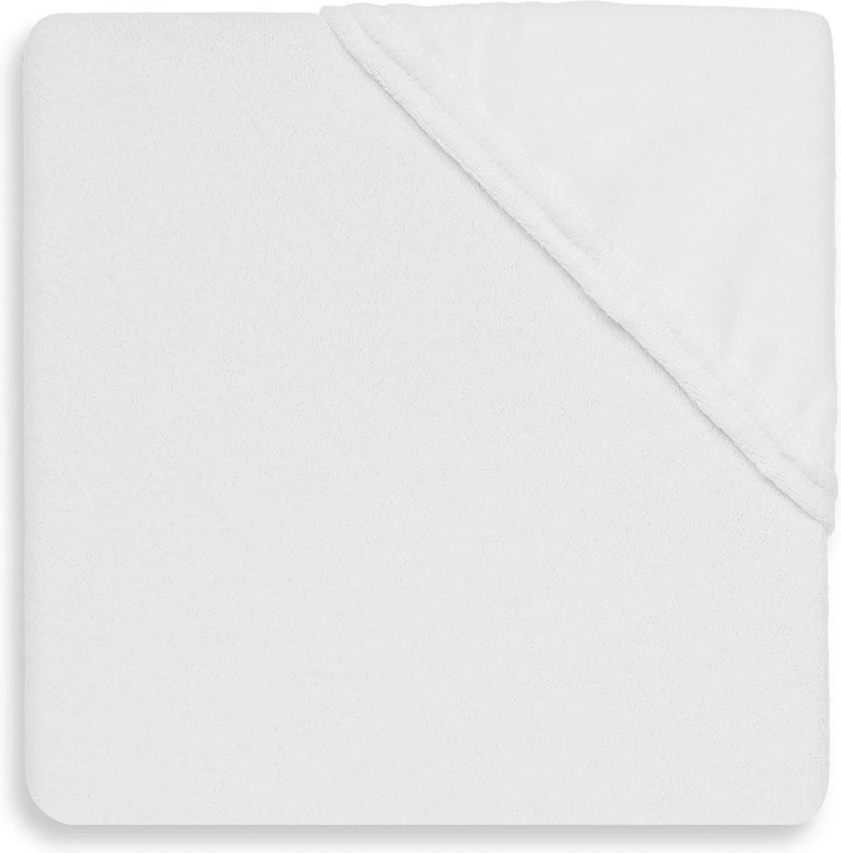 Jollein Hoeslaken Molton Wieg 40/50x80/90cm - Wit 4 Jollein Hoeslaken Molton Wieg 40/50x80/90cm - Wit - Afbeelding 2