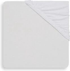 Jollein Baby Hoeslaken Boxmatras Jersey 75x95cm - Wit