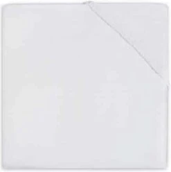 Jollein Baby Hoeslaken Ledikant Jersey 60x120cm - Wit -Jollein 1194x1200