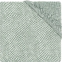 Jollein Baby Hoeslaken Ledikant Jersey 60x120cm Snake - Ash Green -Jollein 1195x1200 6