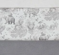 Jollein Baby Laken Ledikant 120x150cm Pimpelmees - Forest Animals -Jollein 1200x1108 1