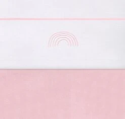 Jollein Baby Laken Wieg 75x100cm Rainbow - Blush Pink -Jollein 1200x1140