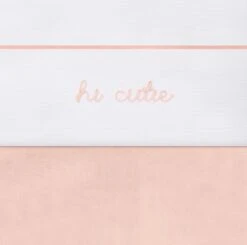 Jollein Baby Laken Ledikant 120x150cm Hi Cutie - Pale Pink -Jollein 1200x1188 5