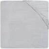 Jollein Baby Hoeslaken Ledikant Jersey 60x120cm - Soft Grey -Jollein 1200x1192
