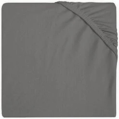 Jollein Baby Hoeslaken Ledikant Jersey 60x120cm - Storm Grey