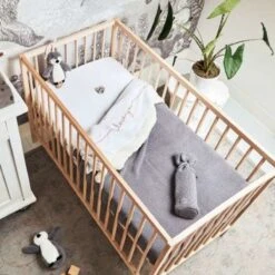 Jollein Baby Hoeslaken Ledikant Jersey 60x120cm - Ivory -Jollein 1200x1200 145