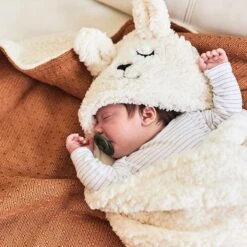 Jollein Baby Deken Wieg 75x100cm Teddy Bliss Knit - Caramel -Jollein 1200x1200 165