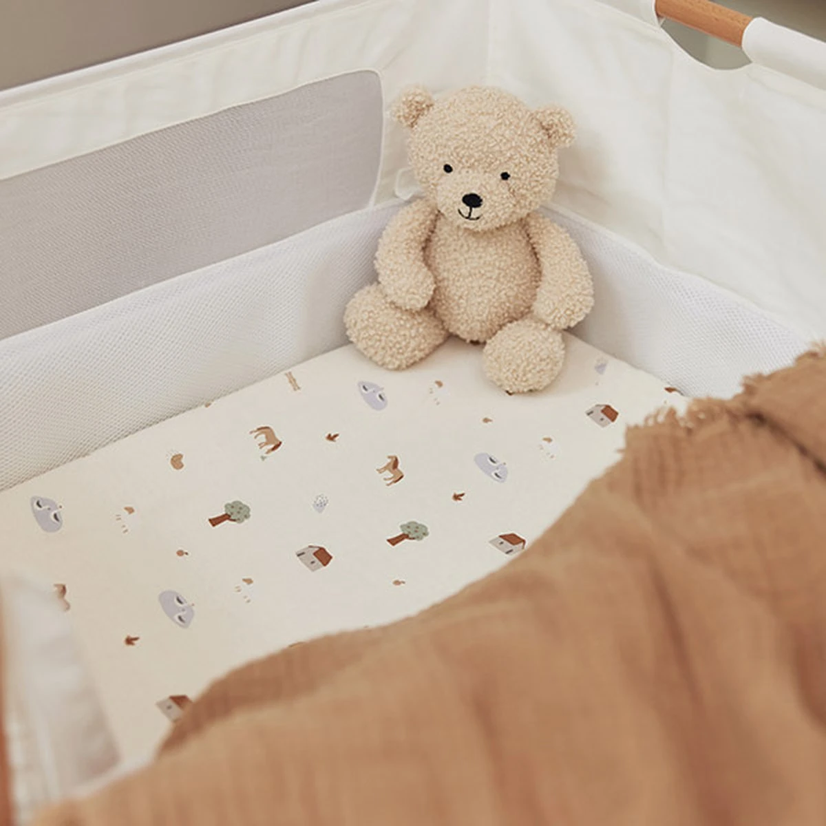 Jollein Baby Hoeslaken Jersey 40/50x80/90cm - Teddy Bear 12 Jollein Baby Hoeslaken Jersey 40/50x80/90cm - Teddy Bear - Afbeelding 10
