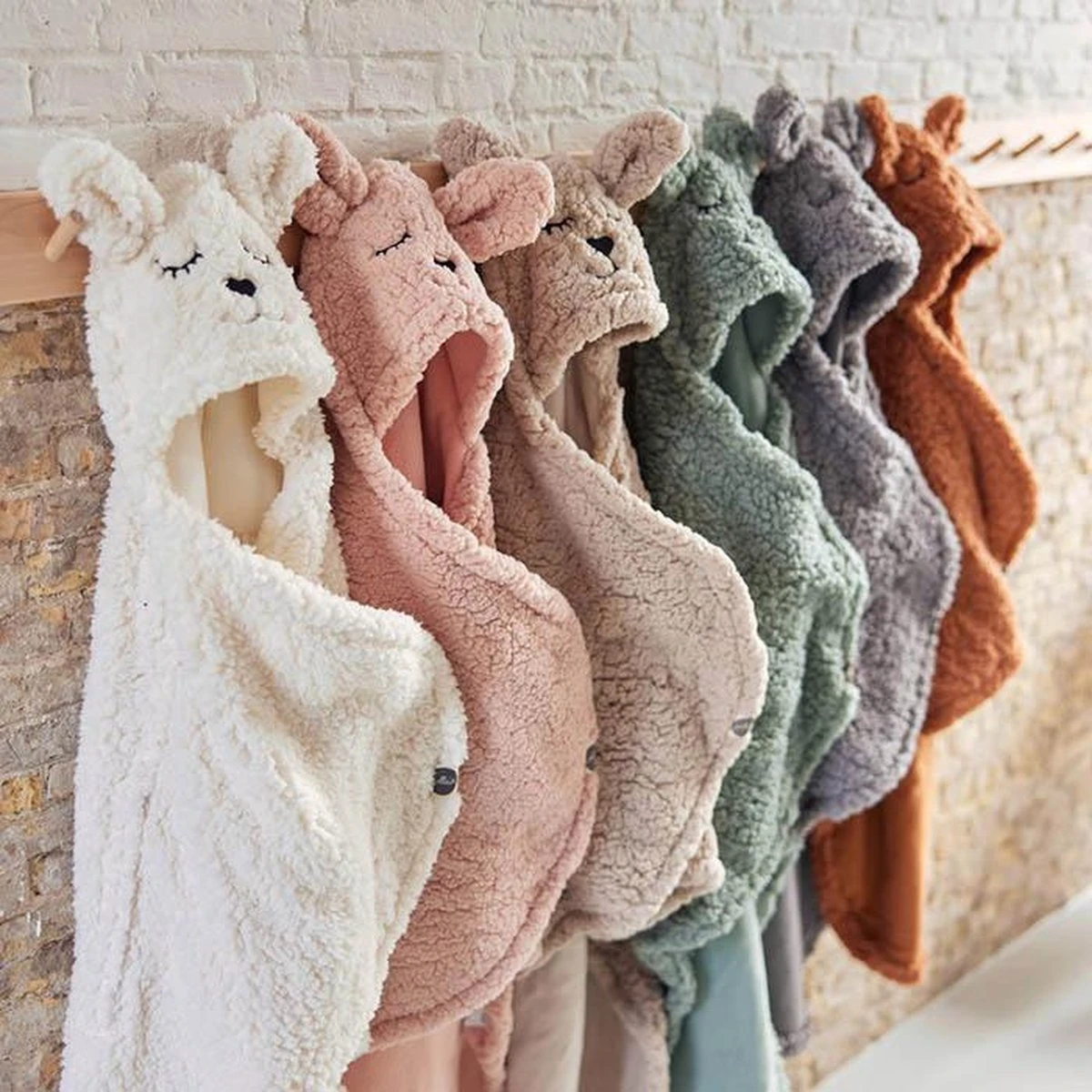 Jollein Wikkeldeken Bunny 100x105cm - Nougat 14 Jollein Wikkeldeken Bunny 100x105cm - Nougat - Afbeelding 12