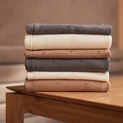 Jollein Baby Deken Wieg 75x100cm Pointelle - Biscuit -Jollein 1200x1200 205