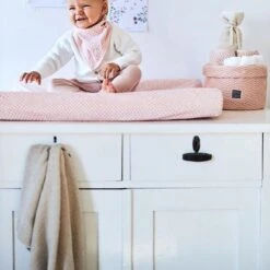 Jollein Baby Deken Wieg 75x100cm Teddy Bliss Knit - Nougat -Jollein 1200x1200 232