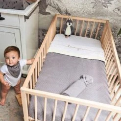 Jollein Baby Deken Ledikant 100x150cm Teddy Bliss Knit - Storm Grey -Jollein 1200x1200 242