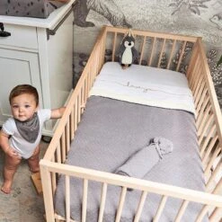 Jollein Baby Laken Wieg 75x100cm Love You - Caramel -Jollein 1200x1200 247