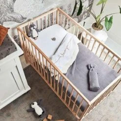 Jollein Baby Laken Wieg 75x100cm Love You - Caramel -Jollein 1200x1200 248