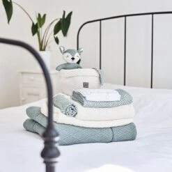 Jollein Baby Laken Wieg 75x100cm Love You - Nougat -Jollein 1200x1200 256