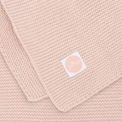 Jollein Baby Deken Ledikant Basic Knit 100x150cm - Pale Pink -Jollein 1200x1200 44
