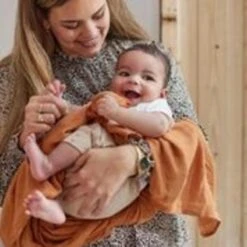 Jollein Baby Deken Wieg 75x100cm Basic Knit - Caramel -Jollein 1200x1200 5