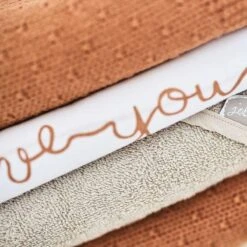 Jollein Baby Laken Ledikant 120x150cm Love You - Caramel -Jollein 1200x1200 55