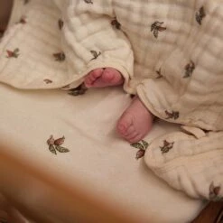 Jollein Deken Hydrofiel Wieg 75x100cm Rosehip -Jollein 1200x1200 76