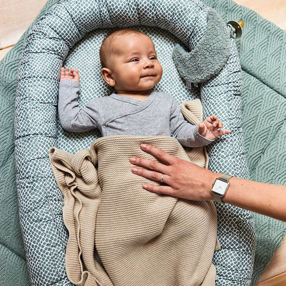 Jollein Baby Deken Ledikant 100x150cm Basic Knit - Nougat 20 Jollein Baby Deken Ledikant 100x150cm Basic Knit - Nougat - Afbeelding 18