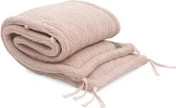 Jollein Bedomrander River Knit 180x35cm - Pale Pink -Jollein 1200x740