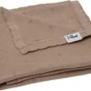 Jollein Baby Deken Wieg 75x100cm Pointelle - Biscuit