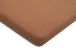 Jollein Baby Hoeslaken Ledikant Jersey 60x120cm - Caramel - 2 Stuks -Jollein 1200x768