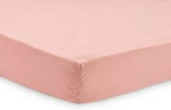 Jollein Baby Hoeslaken Boxmatras Jersey 75x95cm - Rosewood -Jollein 1200x774