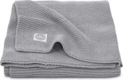 Jollein Baby Deken Wieg 75x100cm Basic Knit - Stone Grey