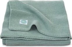 Jollein Baby Deken Wieg 75x100cm Basic Knit - Forest Green