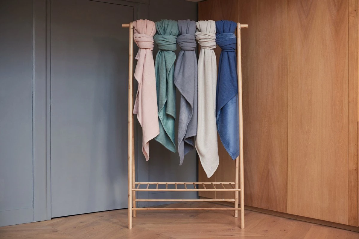 Jollein Baby Deken Wieg 75x100cm Basic Knit - Nougat/Fleece 9 Jollein Baby Deken Wieg 75x100cm Basic Knit - Nougat/Fleece - Afbeelding 7