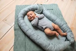 Jollein Babynest Snake 90x52cm - Ash Green -Jollein 1200x800 128